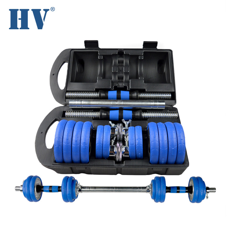 Оптовая цена пользовательские веса резиновое кольцо хромированная гантеля