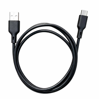 Cable de Datos USB 2.0 a Tipo C, Carga Rápida de 5V3A, Transferencia de Datos de 480 Mbps, Apto para Teléfonos Móviles, Tabletas y Carga en Automóviles
