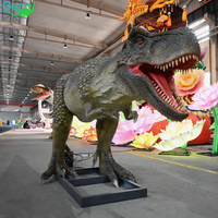 Modèle de dinosaure de grande taille pour parc d'attractions, dinosaure animatronique 3D, fabricants de dinosaures animatroniques personnalisés