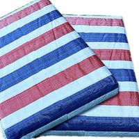 Fabrication de bâche PE en tissu à rayures de couleur