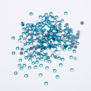 Yantuo Ss34 7Mm Niet-Hete Fix Ronde Kristallen Steentjes Blauwe Flakback Steentjes <span class=keywords><strong>Cristal</strong></span> Steen, Voor Kerstversiering - Product Image 2
