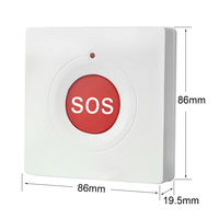 LAB5 Système d'appel d'infirmière et de patient hospitalisé Bouton de panique SOS sans fil LoRa avec produit de mise en réseau de communication d'alarme d'urgence