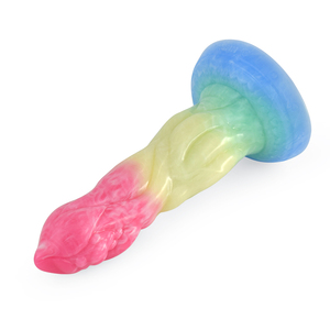 Pene de goma con ventosa, consolador Animal realista, nudo de Lobo, fantasía multicolor, sueños salvajes, xxxl, China - Product Image 6