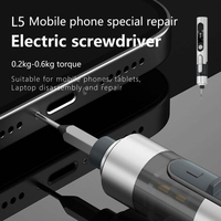 Tournevis électrique intelligent MaAnt L5 Pro avec double réglage du couple, adapté aux appareils ménagers et aux outils de réparation de téléphones portables