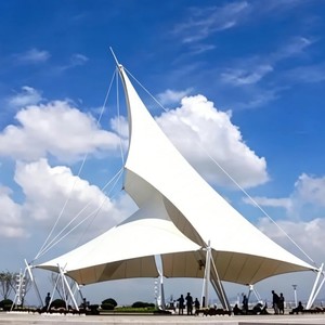 Toldo de Membrana Tensada de PVDF, Resistente a la Intemperie y al Fuego, Diseño Moderno Personalizado para Hoteles, Parques, Marinas y Embarcaciones - Product Image 2