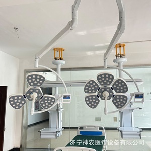 โคมไฟ LED แนวตั้งแบบเคลื่อนย้ายได้ ปราศจากเงา 150W ได้รับการรับรองมาตรฐาน CE สำหรับการผ่าตัดทางการแพทย์ ศัลยกรรมความงาม ทันตกรรม จักษุวิทยา และสัตวแพทย์ - Product Image 2