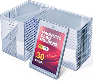 Estuche para Tarjetas Deportivas de Béisbol PTCG, Resistente al Agua, Protección UV del 99%, Plástico Duradero, Venta al por Mayor, 35pt, Soporte Magnético de un Toque - Product Image 1