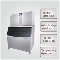 Garantie des années commerciales Machine à glace 855Kg/24H Ice Cub3 e Maker. Les ventes directes d'usine peuvent être utilisées pour les restaurants, les hôtels