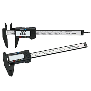 0-150Mm 6 Inch <span class=keywords><strong>Plastic</strong></span> Remklauw Liniaal LCD-Scherm Kalibrador Pie De Rey Diepte Meetinstrument Elektronische Digitale Nonius Schuifmaat - Product Image 1
