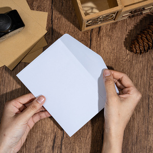 Kraft Paper Envelopes Custom Window Envelope Sets Black White Brown Invitation Packaging for <b>Gift</b> <b>Cards</b> - Product Image 5