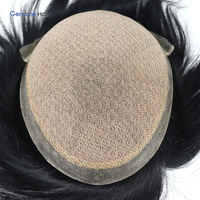 Prothèse capillaire personnalisée pour homme asiatique, base durable en soie et peau fine, système de remplacement capillaire en cheveux Remy