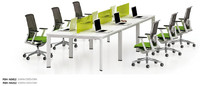 Privé unique département financier poste de travail ordinateur bureau bureau coin mobilier de bureau avec une grande visibilité