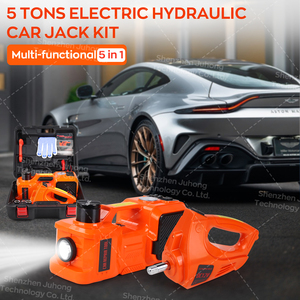 Factory Wholesale 5 Tons 3 In1 12v Electric <strong>Jack</strong> for <strong>Car</strong> With Electric Wrench and <strong>Inflation</strong> Kit - Product Image 3