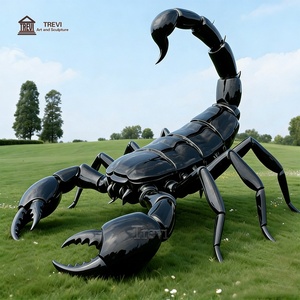 Statue da Giardino Scorpione in <span class=keywords><strong>Acciaio</strong></span> Inossidabile a Grandezza Naturale TREVI per Decorazioni Esterne in Vendita - Product Image 2