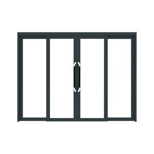 Système de porte coulissante et battante en aluminium Fravi Luxury, mécanisme hybride 6063 T5 pour un espace d'ouverture maximal sans obstacle - Product Image 6