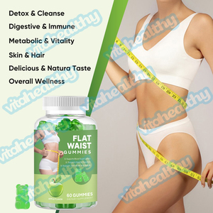 Vitahealthy OEM/ODM, usine de fabrication de marques privées, fournit des gommes naturelles pour le ventre, 60 bonbons - Product Image 6