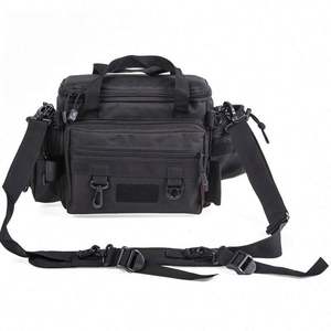 Échantillon gratuit Usine Vente en gros Noir Multi-Usage Portable Sac de pêche souple avec bandoulière rembourrée - Product Image 2