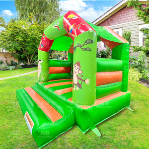 Customized Size <b>Inflatable</b> PVC Small Cartoon Design Castle Bouncer House CE Certification 5-8 Capacity for Party <b>Inflatable</b> Boun - Product Image 3