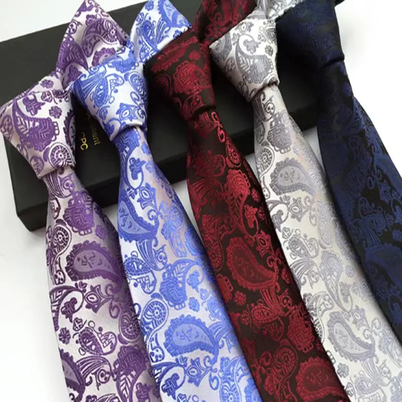 Мужской галстук из полиэстера и жаккарда, высокого качества