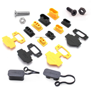 Housses anti-poussière jaunes et noires Amass XT60 XT90, manchons de protection étanches série <span class=keywords><strong>XT60E</strong></span> XT90E, housses anti-poussière AS150U - Product Image 1