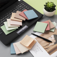 Bloc-notes à feuilles mobiles avec notes autocollantes pour l'école et les listes de choses à faire