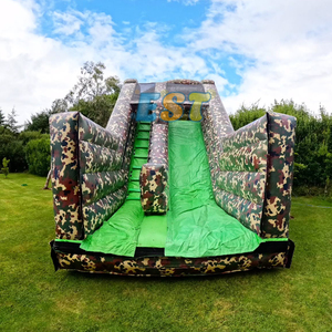 Thương mại 12M <span class=keywords><strong>bootcamp</strong></span> ngụy trang Khóa học vượt chướng ngại vật bơm hơi lâu đài bouncy với trượt khóa học vượt chướng ngại vật - Product Image 4