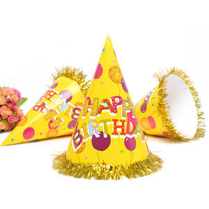 Niños adultos Primer Año papel corona fiesta cumpleaños fiesta suministros vestir pastel sombrero Feliz cumpleaños sombrero de papel - Product Image 5