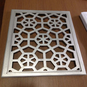 Plaque décorative en aluminium avec motif géométrique pour application sur façade de bâtiment - Product Image 5