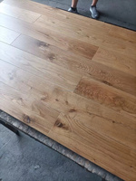 Piso de Madera Sólida de Roble Europeo Aceitado Natural de 6"