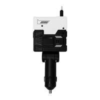 Vente en gros d'usine 4 en 1 Chargeur de voiture rétractable à film LED Starlight Headliner PD120W Charge rapide Type-C Conducteur en cuivre pur IPhone