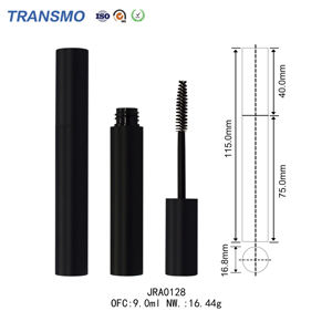 ขวดบรรจุภัณฑ์เครื่องสำอางแบบแก้วสีดำด้านสำหรับเซรั่มขนตา ลิปกลอส และมาสคาร่าแบบหลอดเปล่า - Product Image 2