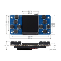 1.3inch LCD Game Console, 240x240 Resolution, Integrated ST7789 Driver Chip, SPI Communication