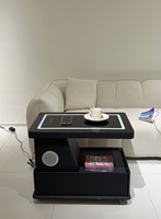 Table d'appoint intelligente avec chargeur sans fil et haut-parleur Bluetooth pour salon CJ12, directement de l'usine #