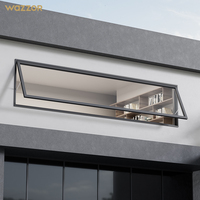 Fenêtres à double vitrage acoustiques avec enrouleur de chaîne standard pour les incendies de forêt Wazzor Australie pour les projets de logements