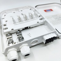Boîte de Protection à Fibre Optique Blanche Imperméable à Chaud IP65 NAP ODP 12 Boîte de Distribution à Fibre Optique Extérieure à 8 Noyaux