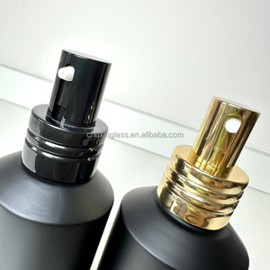 Produits les plus vendus 2024 Flacon pulvérisateur noir mat 200 ml Flacon en verre avec bouchon 100 ml Flacon en verre noir mat - Product Image 6