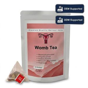 ชาสมุนไพรบำรุงมดลูกสำหรับผู้หญิง ขายส่ง OEM บรรจุ 20 ซอง ซองละ 8 กรัม รับผลิตแบรนด์ส่วนตัว ช่วยปรับสมดุลฮอร์โมนและบรรเทาอาการ<span class=keywords><strong>ประจำเดือน</strong></span> - Product Image 1