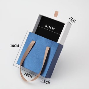 Thanh Lịch Tùy Chỉnh In Trượt Ngăn Kéo Giấy Đồ Trang Sức Bao Bì Hộp Sang Trọng Vàng Dập Nóng Cho Vòng Đeo Tay Bông Tai Set Hộp - Product Image 1