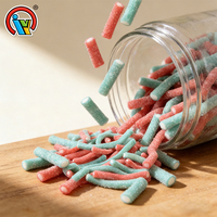 Bonbons gélifiés croquants Wow'Z en gros, bonbons fruités moelleux recouverts de confettis colorés, approvisionnement direct usine