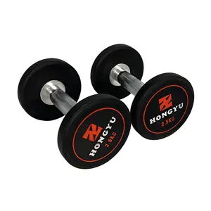 Define Fitness Cheap Round Rubber Dumbbell Customized Sport Sale Gym Dumbbell Rubber Coated Dumbbell