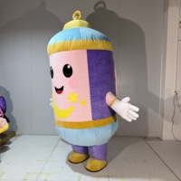 Costume de mascotte gonflable géant pour adulte Funtoys, costume gonflable intégral pour fête de Noël, défilé