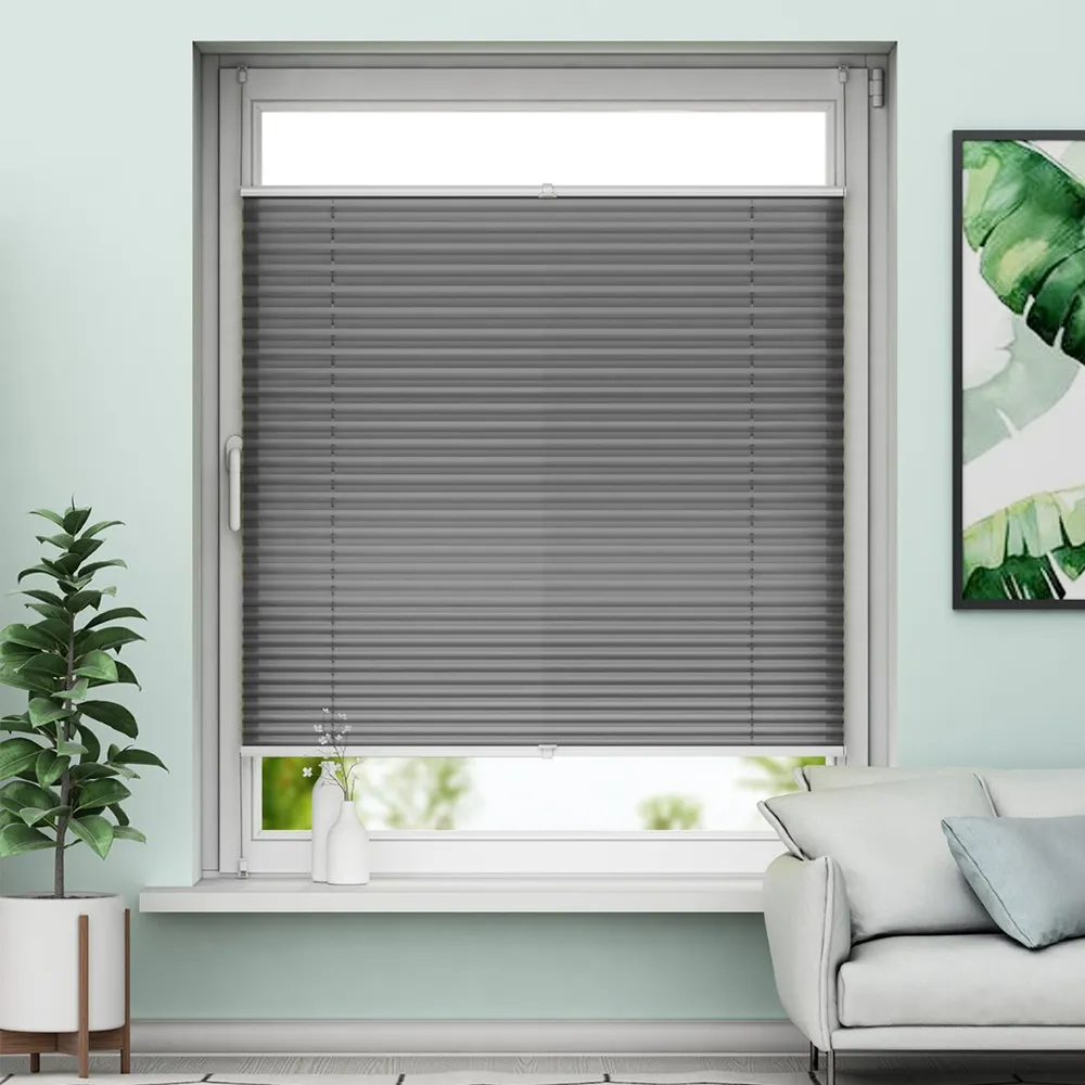 Cordless Paper Honeycomb Home Pleated Blinds Shades Electric Adhesive Window Decoration Cellular Roll Up Blinds