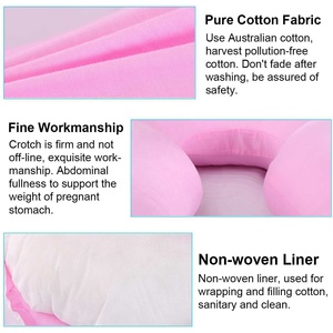 Oreiller de <span class=keywords><strong>grossesse</strong></span> Jeebay en forme de U géant avec housse lavable, soutien latéral personnalisé en tissu pour dormeurs sur le côté - Product Image 4