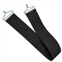 ZHIHE Sangle élastique personnalisée 2026 en caoutchouc PP noir durable de Malaisie, 5 cm, avec crochet pour canapé, chaise, banc, accessoires de mobilier