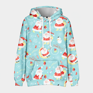 Sweat-shirts à capuche pour hommes de Noël avec design thermique, impression intégrale personnalisée, haute qualité, best-seller, sweat-shirts à capuche de Noël, industrie Audix - Product Image 1