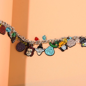 Pulsera de una pieza King of Navigation Luffy Essaab White Beard Frenchman Devil Fruit Pulsera de metal de dibujos animados - Product Image 2