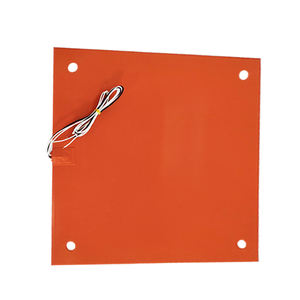 Plaque chauffante en silicone certifiée CE RoHS 490x490mm 220V 500W avec 4 trous pour <span class=keywords><strong>imprimante</strong></span> <span class=keywords><strong>3D</strong></span> FDM <span class=keywords><strong>Wanhao</strong></span> D12/500 - Product Image 2