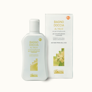 Argital Gel de Ducha y Jabón Corporal Orgánico de Tilo de 250ml con Extracto de Flor de Tilo y Arcilla Verde, Suave y Relajante para Mujeres - Product Image 1