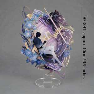 OEM ODM Anime Love and Deepspace – <span class=keywords><strong>D</strong></span>écoration artistique en acrylique, 5 designs uniques, figurine <span class=keywords><strong>d</strong></span>écorative transparente en acrylique - Product Image 6