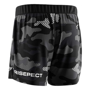 Pantalones Cortos Deportivos Personalizados por Sublimación, de Secado Rápido, para Gimnasio, con Cintura Elástica, para Hombre, para Correr y Entrenar - Product Image 4